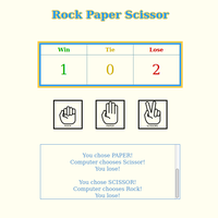 rock paper scissors